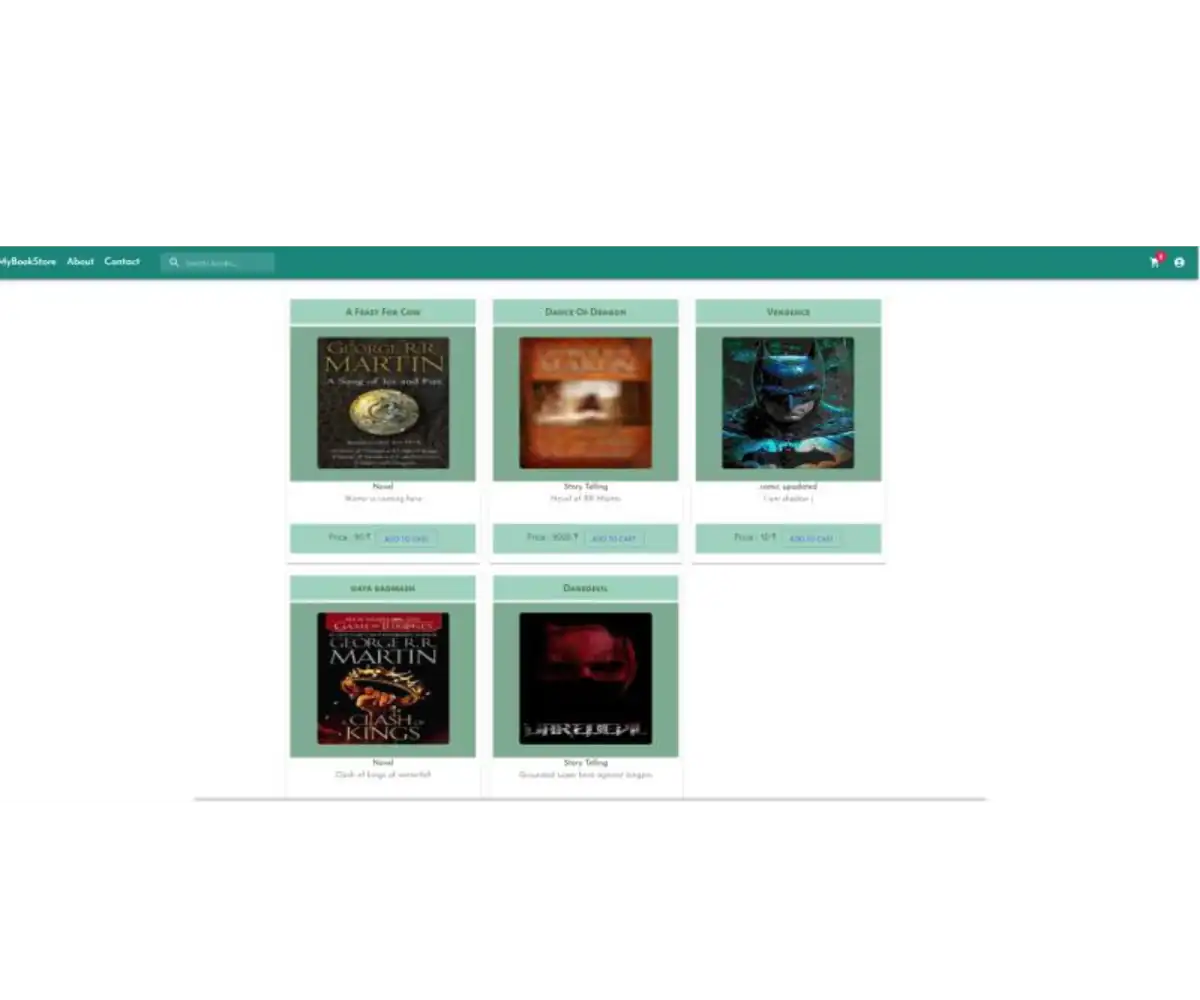 Bookstore Management Project: Efficient book management with ReactJS