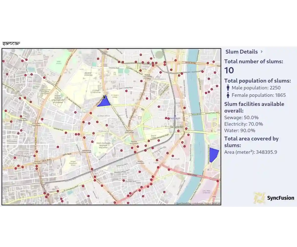 SAMCAR Project: Geo-mapping solution for efficient slum data management and monitoring