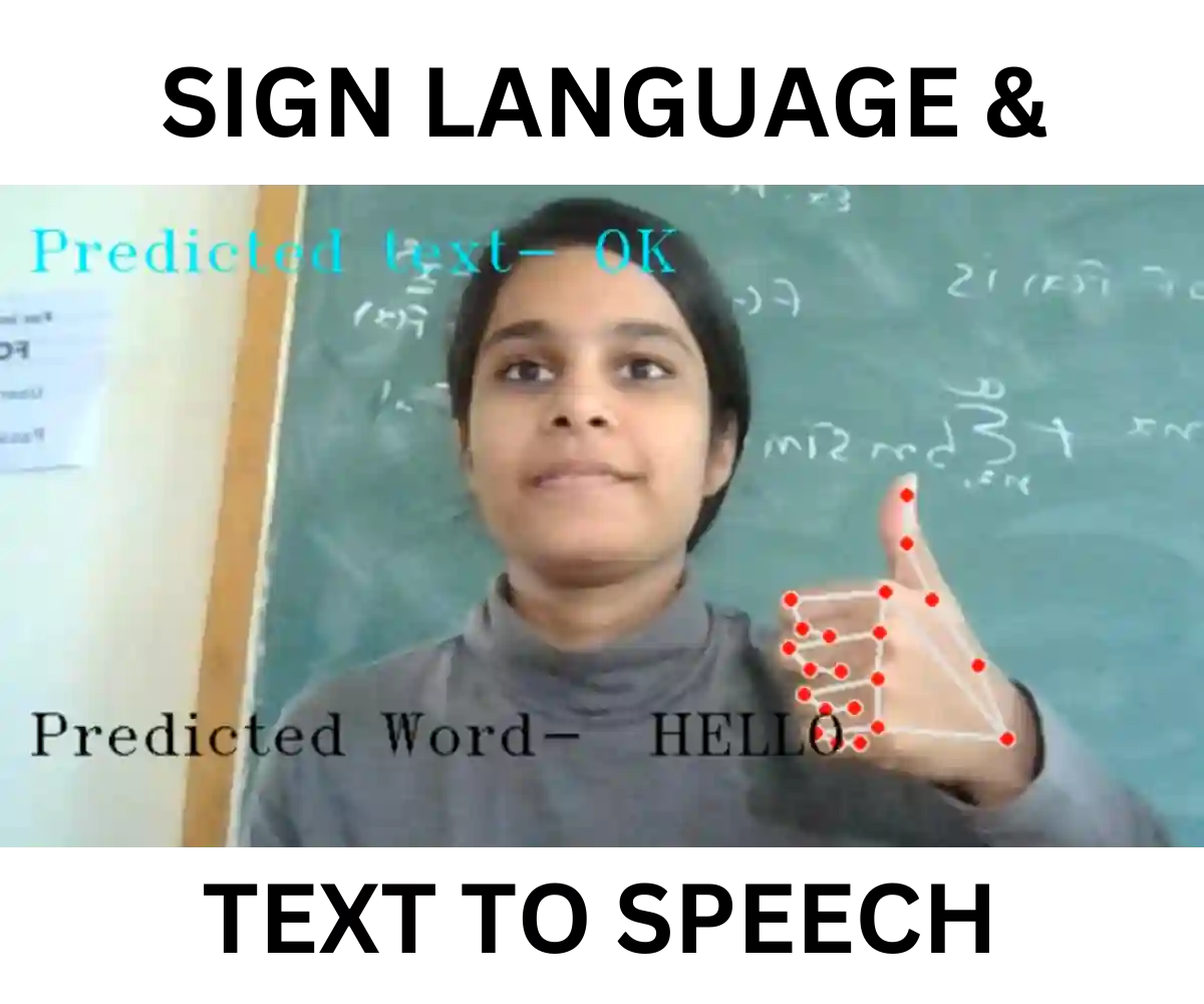 SLTTC Project: AI-driven solution for breaking communication barriers for people with hearing loss using sign language recognition, text, and speech conversion