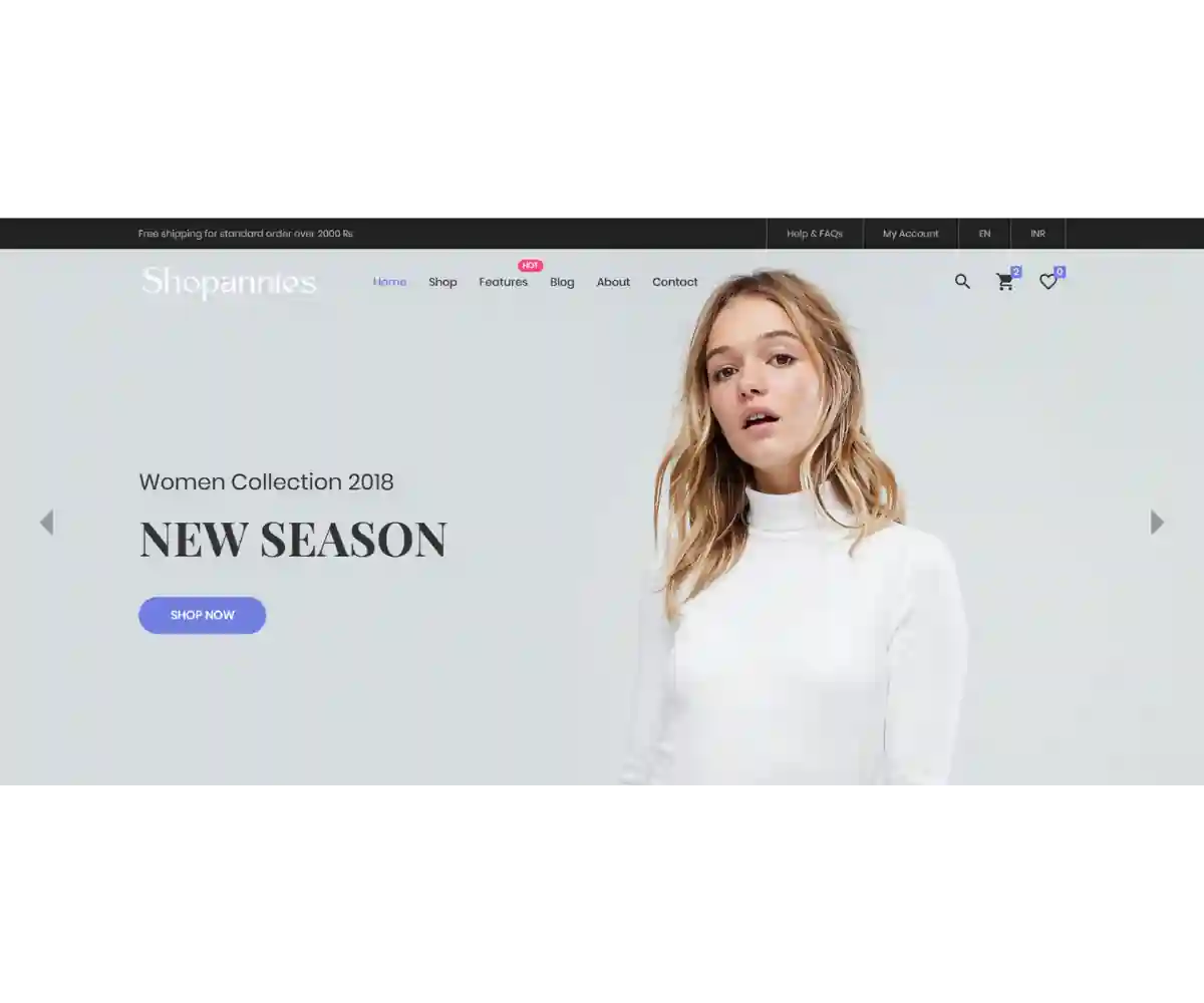 Shop Annies Project: E-commerce platform with seamless shopping experience for users, focusing on ease of navigation and secure transactions