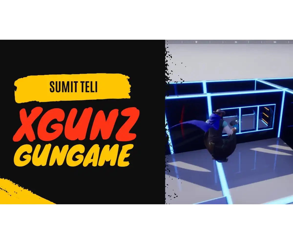 XGunz project, a first-person shooter game built with Unreal Engine and enhanced graphics
